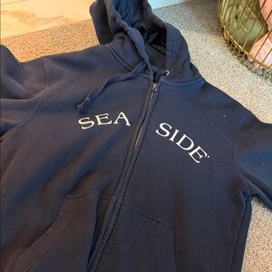 Seaside Navy Blue Women's Hoodie